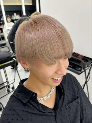 ショート カラー メンズ TACE新宿所属・TACE AYANOのヘアスタイル