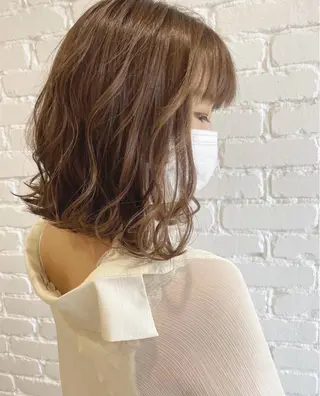 ショート カラー 🖤顔まわり 盛れヘア⟡アズサ🖤のヘアスタイル