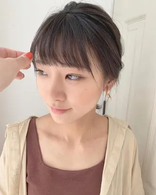 セミロング カラー fio マナミのヘアスタイル