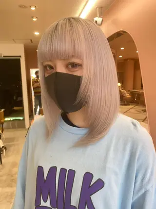 セミロング カラー welring hair salonのヘアスタイル