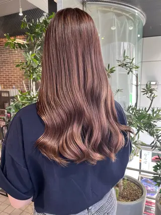 カラー カットパーマ 🌀あさみのヘアスタイル