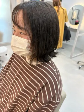 ミディアム 池村美月 @透明感カラーのヘアスタイル