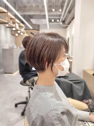 ショート 【似合わせ・レイヤー ・パーマ】海気のヘアスタイル