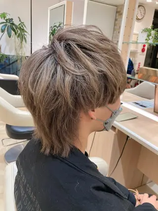 ショート メンズ 柔らか透明感カラー/ 内田圭祐のヘアスタイル