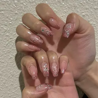 ネイル パラあり！フィルイン 美フォルムのネイルデザイン