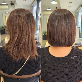 ミディアム 野村 果音(カノン)のヘアスタイル