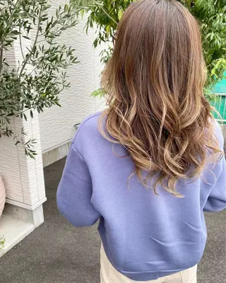 セミロング カラー 【浜松・豊橋】 ニシモトのヘアスタイル