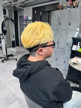 ショート カラー ヘアアレンジ メンズ メンズヘア静岡 ✂︎Ryuheiのヘアスタイル
