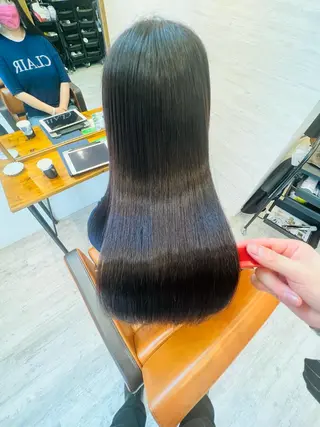 ロング うめ とものヘアスタイル