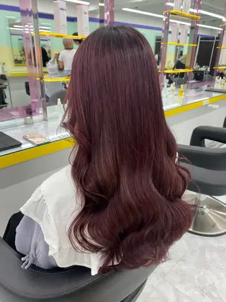 ロング カラー パーマ ヘアアレンジ メンズ ネイル マツエク・マツパ アイブロウ 🐩推し活🐩 FUTABA🍒のヘアスタイル