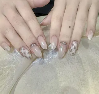 ネイル By moonネイル 🌷ワンホン/韓国風のネイルデザイン