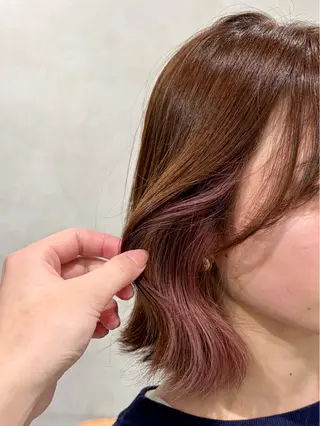 ショート カラー ブリーチ✨/似合わせ カラー🎀/Yuzuのヘアスタイル