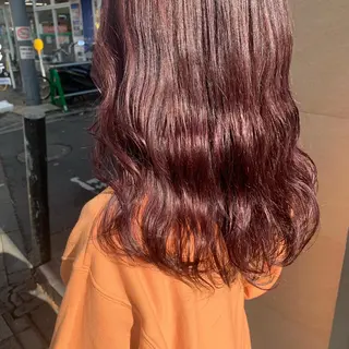 ロング カラー ヘアアレンジ TSUNA 🌙 Lim 五反田のマツエク・マツパデザイン