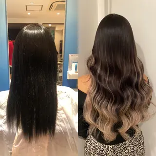 ロング カラー 🧡艶髪ちゅるん髪 🫧🧡YUKI❄️のヘアスタイル