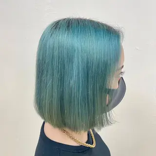 ミディアム コテ巻き風パーマ 🦋にこ🦋のヘアスタイル