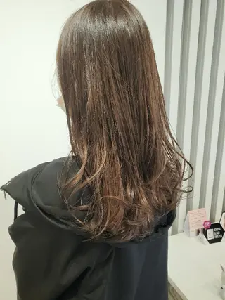 セミロング カラー ヘアアレンジ 北九州美容室 🕊️わかな✂︎のヘアスタイル