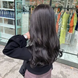 カラー 💖ブリーチなし透明 感💖ASAHIのヘアスタイル