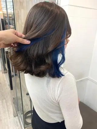 ミディアム カラー ☀️透明感color KURO☀️のヘアスタイル