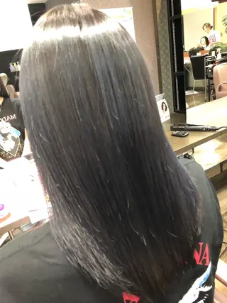 ミディアム カラー pep natsumiのヘアスタイル
