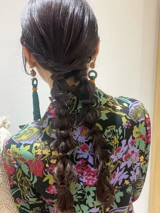ロング 札幌 ヘアアレンジ 🍎 タナカセリナのヘアスタイル