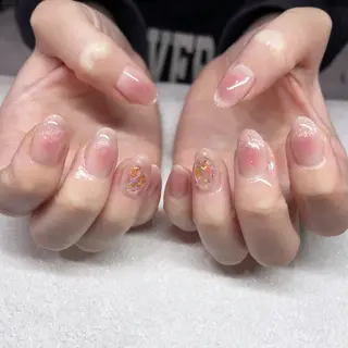 ネイル パラジェルネイル 大人可愛/シンプルのネイルデザイン