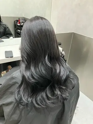 カラー 💖ブリーチなし透明 感💖ASAHIのヘアスタイル