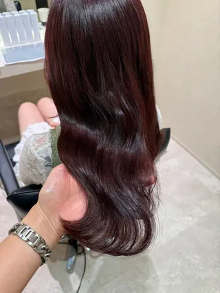 セミロング カラー ヘアアレンジ Eleanor池袋東口2nd所属・池袋/韓国レイヤー 💗🐇amiのヘアスタイル