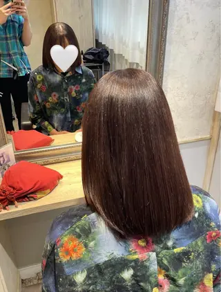 セミロング 🩵Lutia新宿 ヒイラギ🩵のヘアスタイル