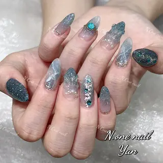 ネイル 長いだし/スカルプ/ パラシェルN.oneのネイルデザイン