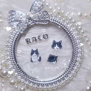 ネイル HAPPINAS🎀  れん🖤痛ネイルのネイルデザイン