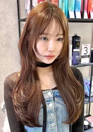 ロング 似合わせカット 根来悠斗のヘアスタイル