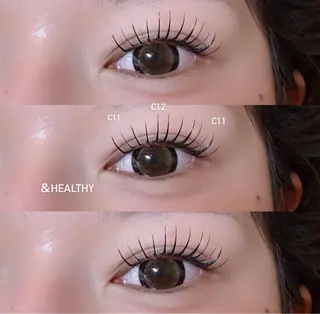 マツエク・マツパ zina ミオのマツエク・マツパデザイン