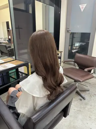 ロング カラー パーマ 平日オススメ✨ プチプラ✨山下のヘアスタイル