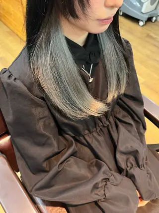 ロング カラー 🫧ハイトーン/ ブリーチ🫧白石航汰のヘアスタイル