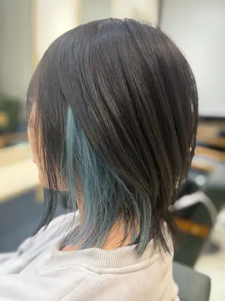 ミディアム カラー たけかわ みずきのヘアスタイル