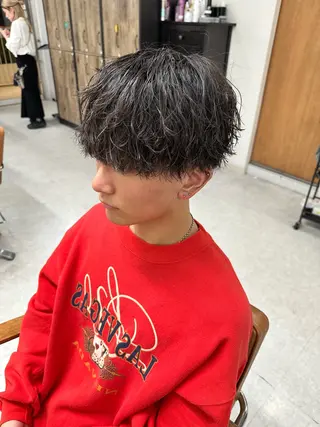 ショート パーマ メンズ メンズ似合わせ🪞 kotoriのヘアスタイル