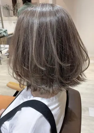 ショート カラー ハイライト／艶カラー 大河シンジのヘアスタイル