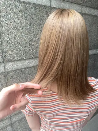 ミディアム カラー 美髪改善・レイヤー tadasuke⭐️のヘアスタイル