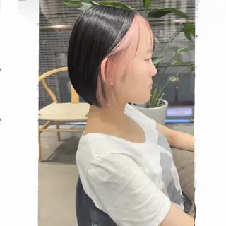 ショート カラー 圧倒的なケアブリーチ /髪質改善🩵松田のヘアスタイル