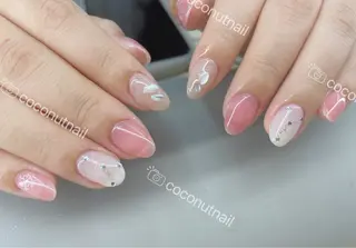 ネイル 神田 ココナッツのネイルデザイン