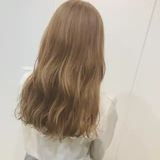 ロング カラー cherir髪質改善 パーソナルカラー診断のヘアスタイル