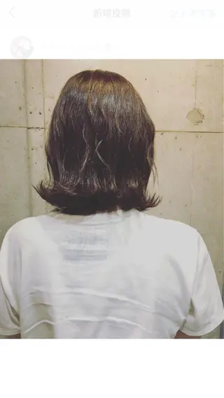 ミディアム Mika Haraguchiのヘアスタイル