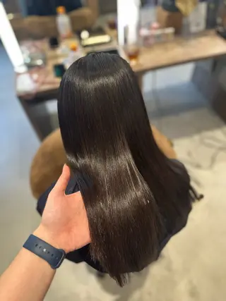 ロング ボブ/艶カラー /misako🧺のヘアスタイル