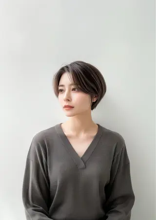 ショート 縮毛矯正 特化生田のヘアスタイル