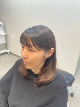 ミディアム ミディアム/ボブ 六本木/佐藤ゆり🎀のヘアスタイル