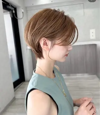 ショート 白髪率別白髪ぼかし /なおき/表参道のヘアスタイル