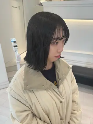 ミディアム カラー ParveMix🍀 藤原愛未のヘアスタイル