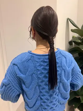 ロング ヘアアレンジ マツエクモデル無料 marry 池袋秦のマツエク・マツパデザイン