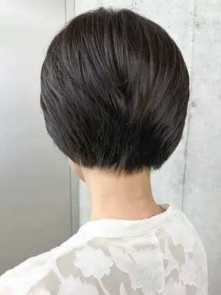 ショート ボブ/ゆるふわ ボブパーマ/とういのヘアスタイル