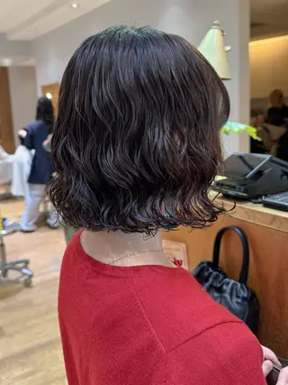 ショート パーマ 大橋 芽衣のヘアスタイル